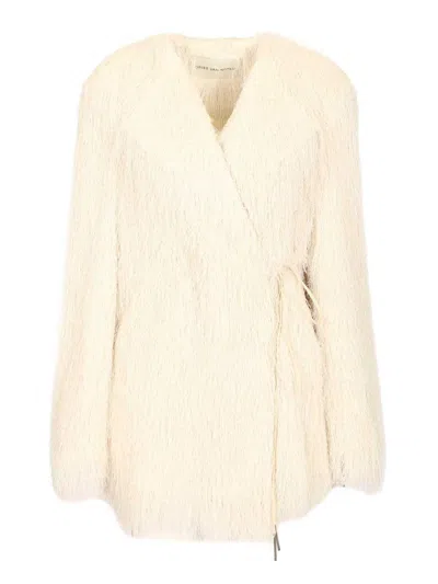 DRIES VAN NOTEN DRIES VAN NOTEN WOMEN JACKET WITH FRINGES