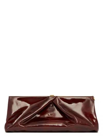 Dries Van Noten Women's Large Leather Clutch Bag In 712