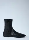 Dries Van Noten Women Leather Ankle Boots In Black