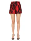 Dries Van Noten Women's Stylish Mail Shorts For Ss20 In Red