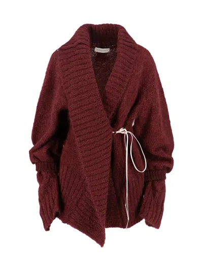 Dries Van Noten Women's Mohair Blend Sweater In Red