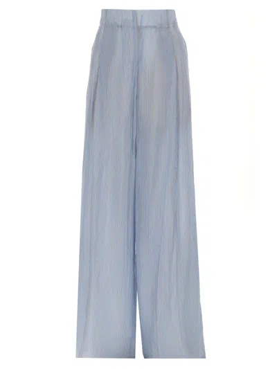 Dries Van Noten Wide-leg Pants In Blue