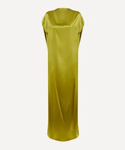 Dries Van Noten Floor-length Dress In Green