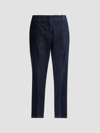 Dries Van Noten Women's Paloma Denim Pants In Indigo