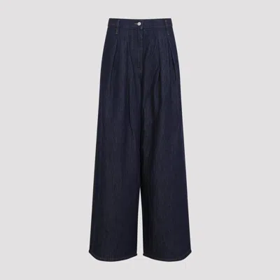 Dries Van Noten Women's Pamplona Straight Denim Pants In Blue