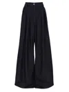 Dries Van Noten Indigo High-waisted Wide-leg Jeans With Exaggerated Length In Black