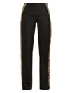 Dries Van Noten Parchia Embellished Trousers In Black