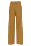 Dries Van Noten 'paxy' Wide Leg Trousers With Front Crease In Cream