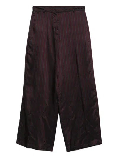 Dries Van Noten Women Penn Wide Leg Trousers In Animal Print