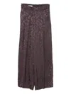 Dries Van Noten Women Pila Cotton Trousers In Multi