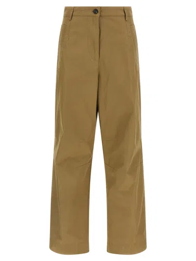 Dries Van Noten Women's Pinks Pants In Gold