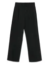 Dries Van Noten Portias Cotton Trousers In Black