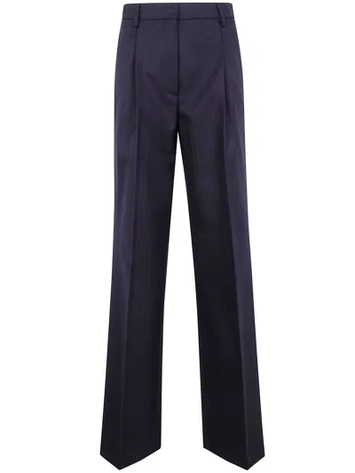Dries Van Noten Women "portias" Pants In Blue