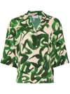Dries Van Noten Printed Shirt In Multicolor