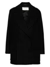 Dries Van Noten Randia Short 9223 W. W.coat In Black