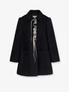 Dries Van Noten Women Rebela Wool Blend Coat In Black