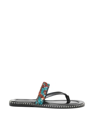 Dries Van Noten Women Sandals 00280-ws261-95 W.l.shoes Emb Q.0857 In Multi