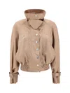 Dries Van Noten Women Satin Jacket In Brown