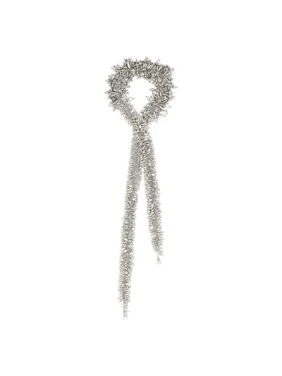 Dries Van Noten Women Scarf Necklace With Pendant Details.