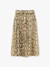 Dries Van Noten Sheraz Python Skirt Skirts Animalier