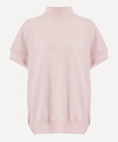 Dries Van Noten Women's Short-sleeve Mock Neck Sweatshirt