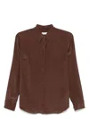 Dries Van Noten 9164 W.w.shirt Chowy In Brown