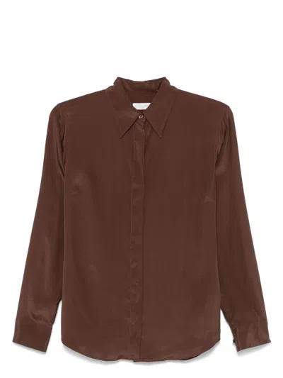 DRIES VAN NOTEN WOMEN'S SILK BLEND SHIRT