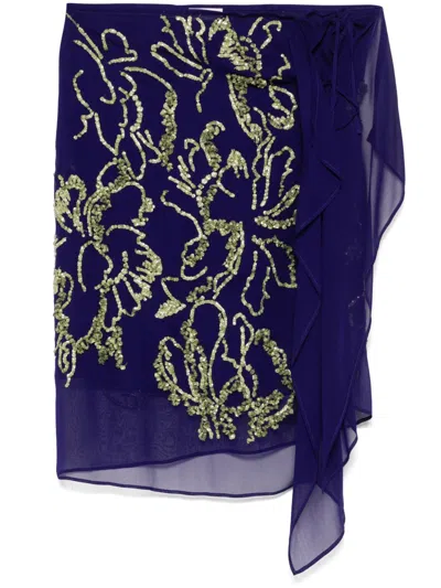 DRIES VAN NOTEN DRIES VAN NOTEN WOMEN SIMA EBMROIDERED SKIRT