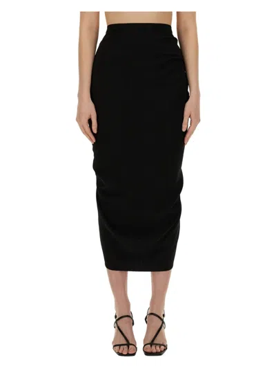 DRIES VAN NOTEN WOMEN'S SKIRT WITH DRAPE