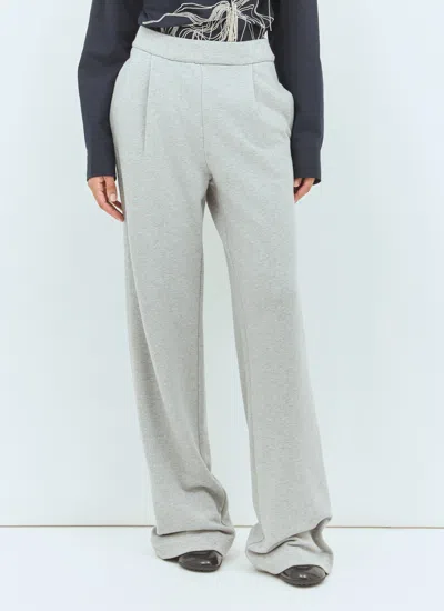 Dries Van Noten Women Slouchy Track Pants In Gray