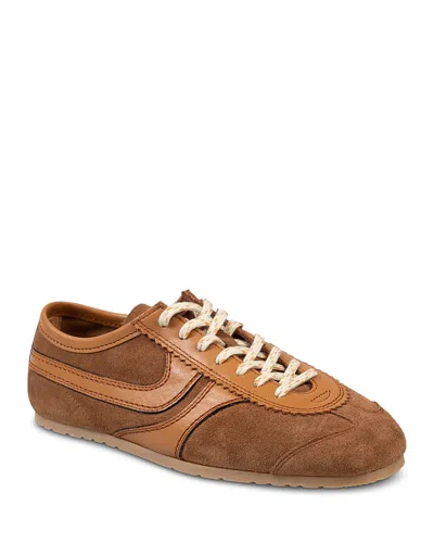 Dries Van Noten Women's Suede Sneakers In Brown