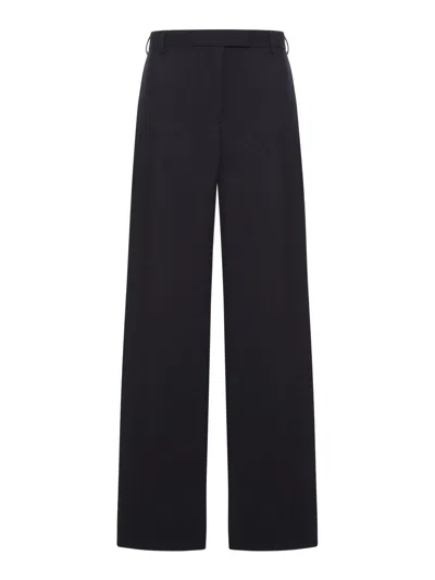 Dries Van Noten Women Tailored Mohair Wool Trousers In Black