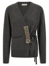 Dries Van Noten Women 'tiah' Cardigan In Gray