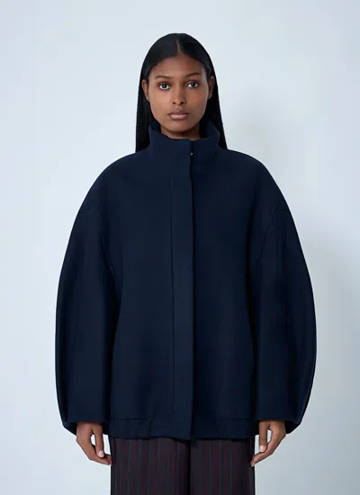 Dries Van Noten Women Voles Wool Jacket In Blue