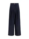 Dries Van Noten Indigo High-waisted Wide-leg Jeans With Exaggerated Length In Blue