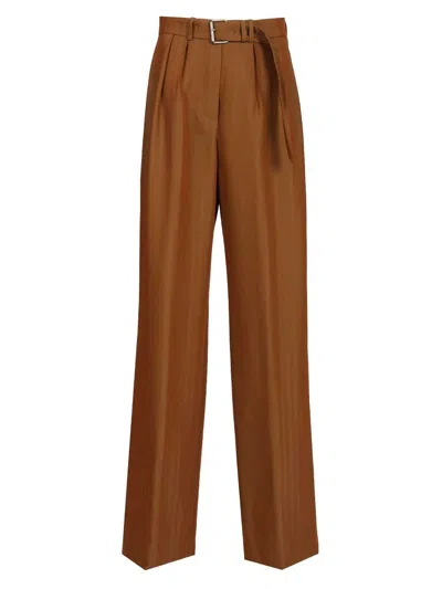 Dries Van Noten Women Wide-leg Trousers In Brown