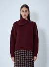 Dries Van Noten Women Zip-collar Sweater In Red