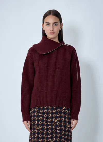 DRIES VAN NOTEN DRIES VAN NOTEN WOMEN ZIP-COLLAR SWEATER