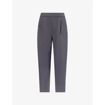Dries Van Noten Womens Dark Grey Hartia Straight-leg Cotton-jersey Jogging Bottoms In Gray