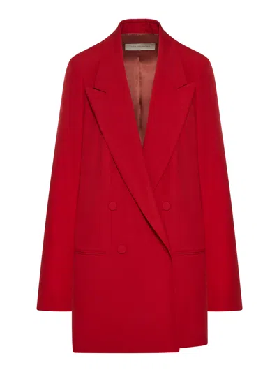DRIES VAN NOTEN WOMEN`S DOUBLE-BREASTED TAILORED BLAZER