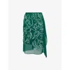 Dries Van Noten Sequin-detail Midi Skirt