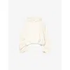 Dries Van Noten Women Hannett Cotton Hoodie In Ecru
