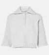 Dries Van Noten Wool And Cashmere Sweater In Grey