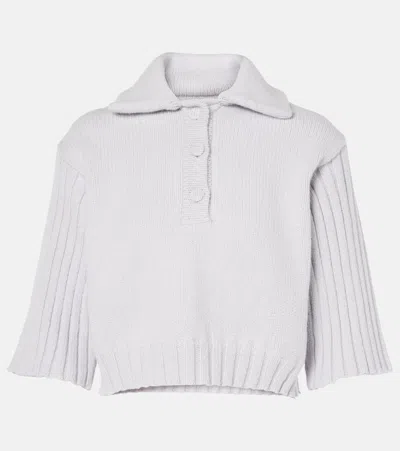 Dries Van Noten Wool And Cashmere Sweater In Grey