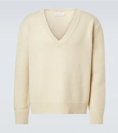 Dries Van Noten Wool And Cashmere Sweater In Neutral