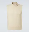 Dries Van Noten Wool And Cashmere Sweater Vest In Neutral