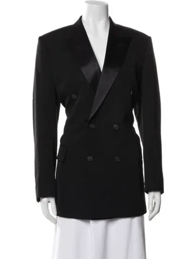 Pre-owned Dries Van Noten Wool Blazer In Black