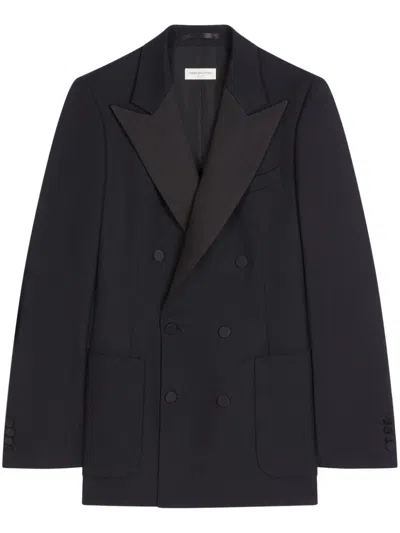 Dries Van Noten Wool Blazer In Black