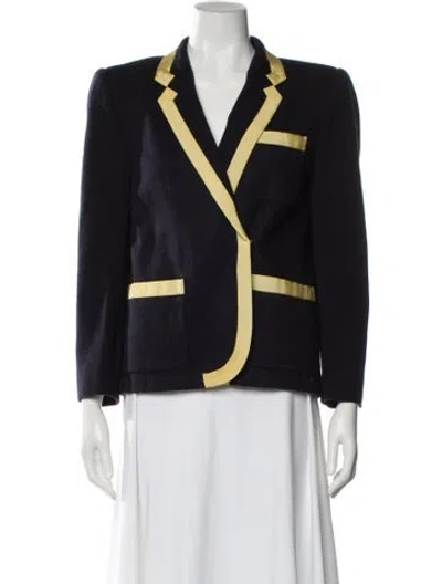 Pre-owned Dries Van Noten Wool Blazer In Blue