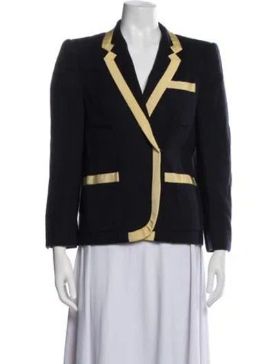 Pre-owned Dries Van Noten Wool Blazer In Blue